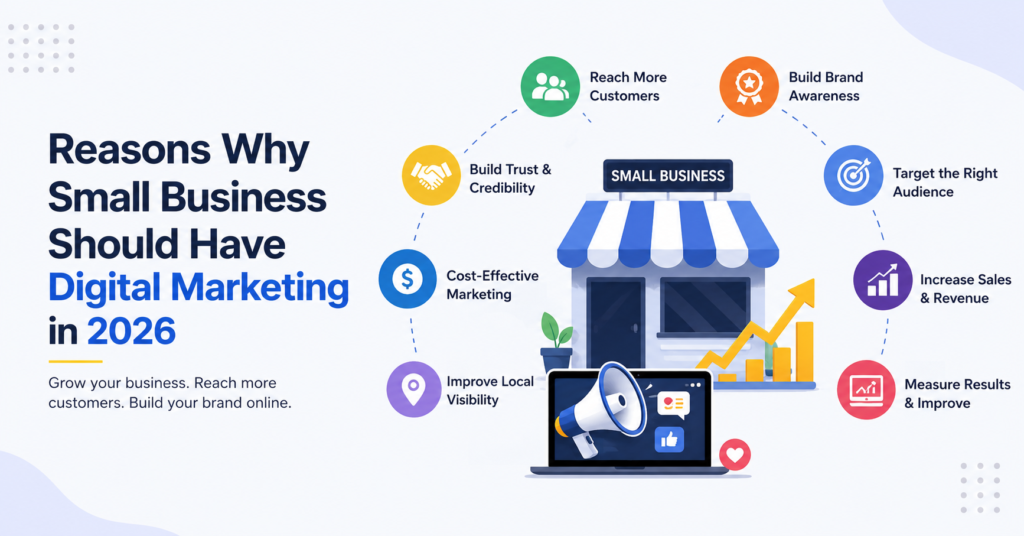 Reasons Why Small Business Should Have Digital Marketing in 2026 Reasons Why Small Business Should Have Digital Marketing in 2026